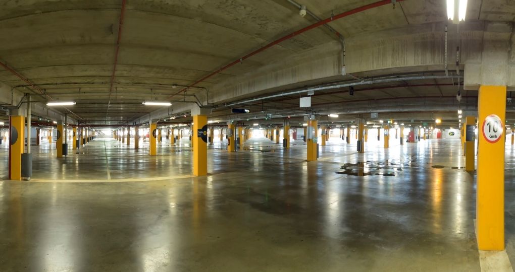 sol garage béton lissé